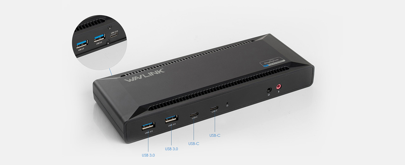 Wavlink USB C Dual 4K HDMI&DP Universal Docking